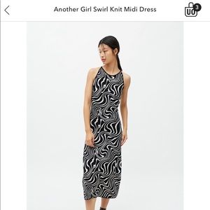 Urban Outfitters Swirl Knit Midi Dress